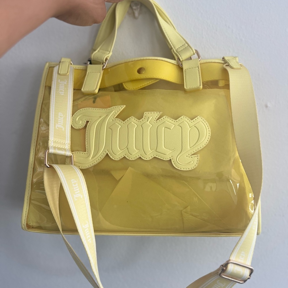 Juicy Couture Yellow Tote with Modern Y2K Aesthetic